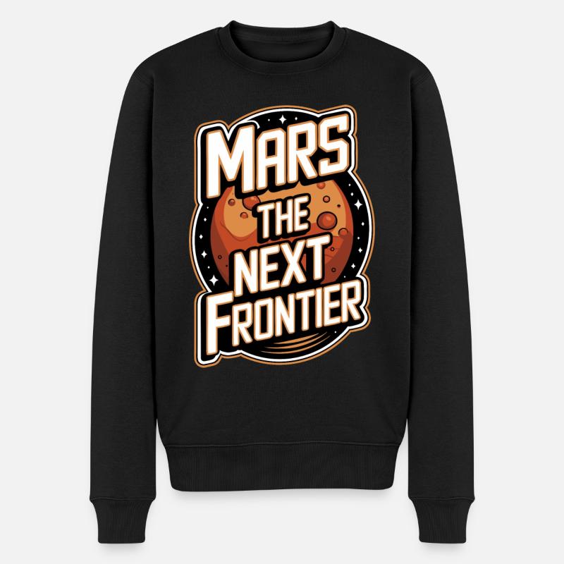 Mars Planet Planet Solar System - Men's Premium Organic Jumper - black