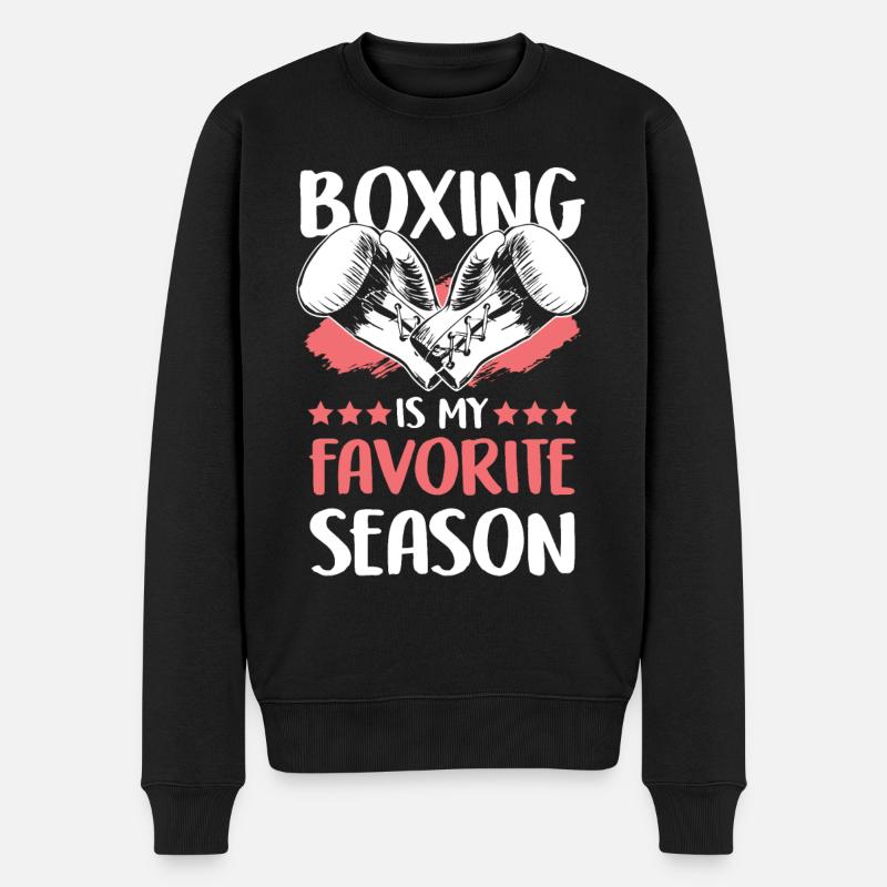 Boxe sport boxe - Pull Premium bio Homme - noir
