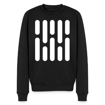 Wall Light von einem Galaxie weit weg, weit weg - Männer Premium Bio Pullover - Schwarz - Vorne - Nico (187cm)