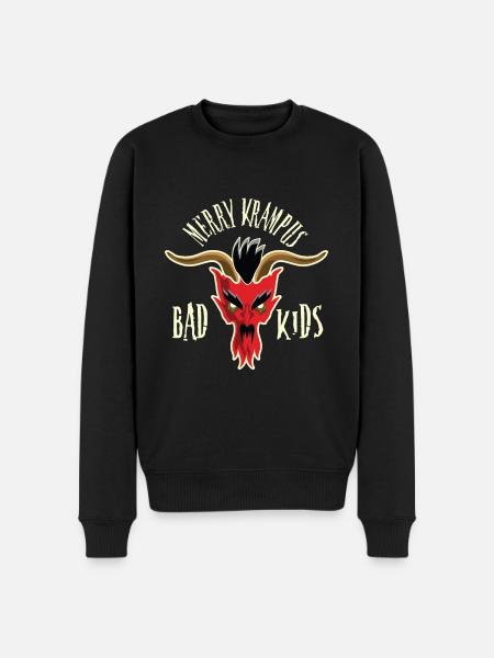 Krampus - Men's Premium Organic Jumper - black