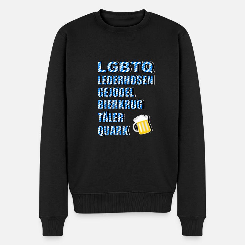 LG Bière Octobre Bavière - Pull Premium bio Homme - noir