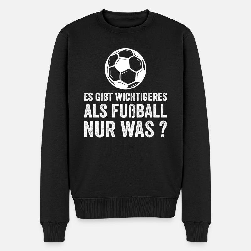 Dicton de footballeur drôle - Pull Premium bio Homme - noir