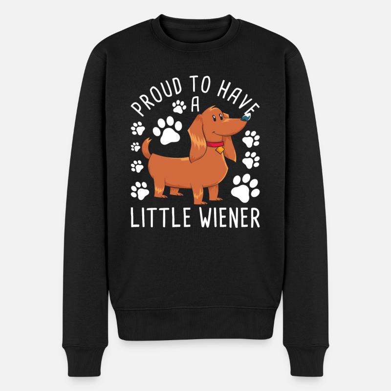 teckel - Pull Premium bio Homme - noir