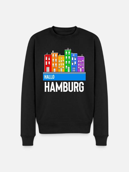 Hambourg - Pull Premium bio Homme - noir