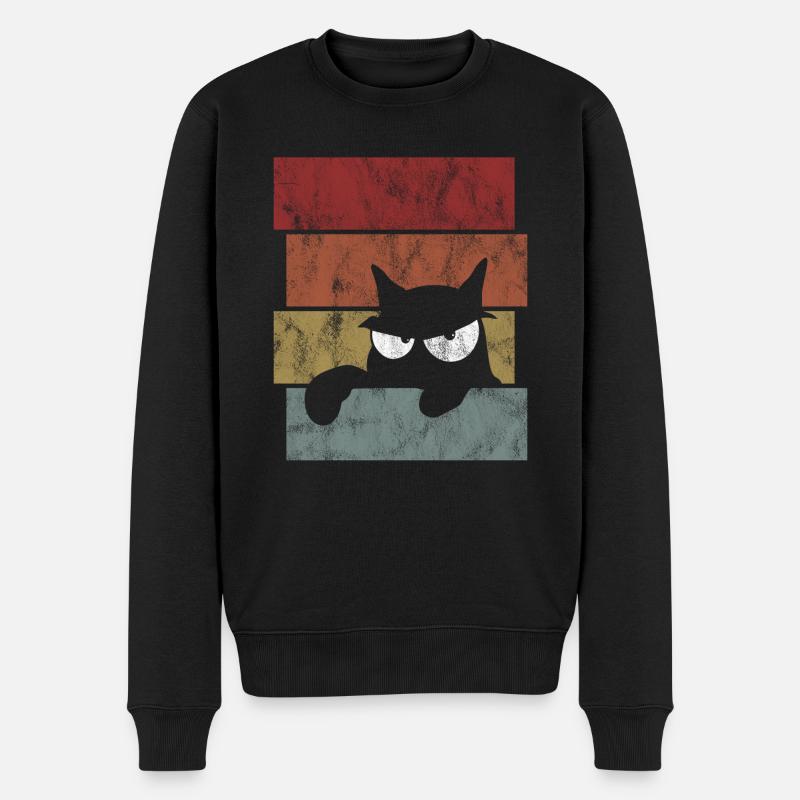 Chat chat - Pull Premium bio Homme - noir