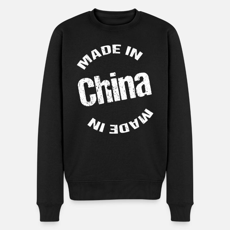 Made in China blc - Pull Premium bio Homme - noir