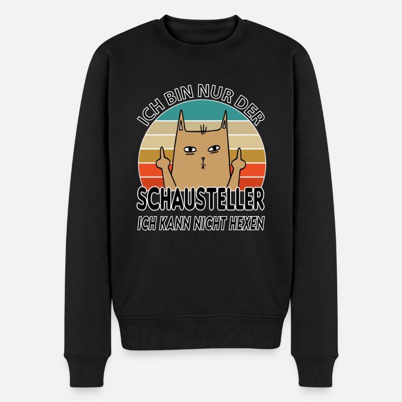 Schausteller - Männer Premium Bio Pullover - Schwarz