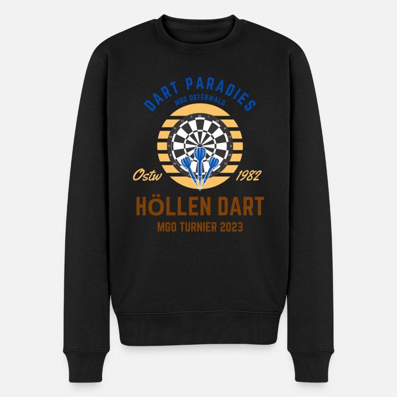 Höllen Dart MGO Osterwald 2023 - Männer Premium Bio Pullover - Schwarz