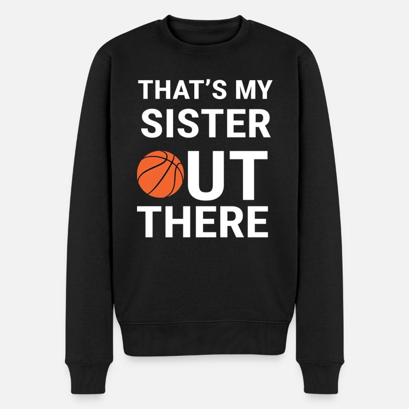 Basket-ball - Pull Premium bio Homme - noir