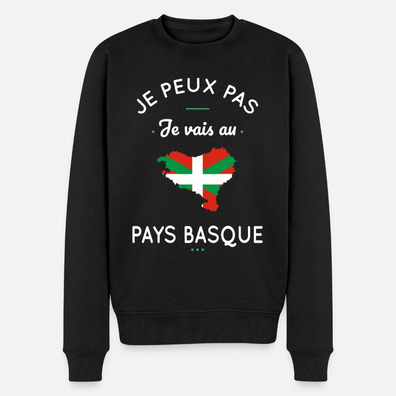 Mode Basque activé - Pull Premium bio Homme - noir