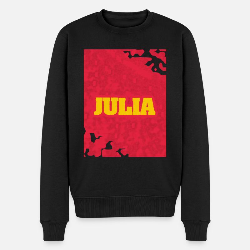 Œuvre Julia - Pull Premium bio Homme - noir
