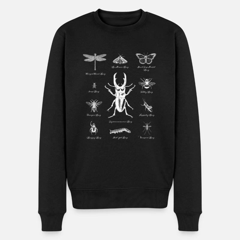Bugs Coléoptères Insectes Coléoptères Insectes - Pull Premium bio Homme - noir