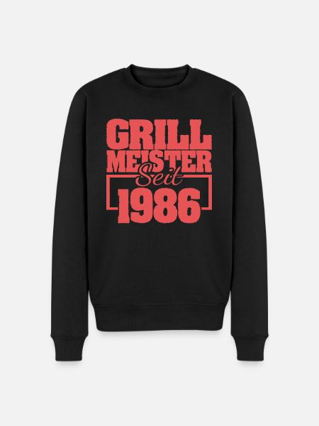 seit 1986 - Männer Premium Bio Pullover - Schwarz