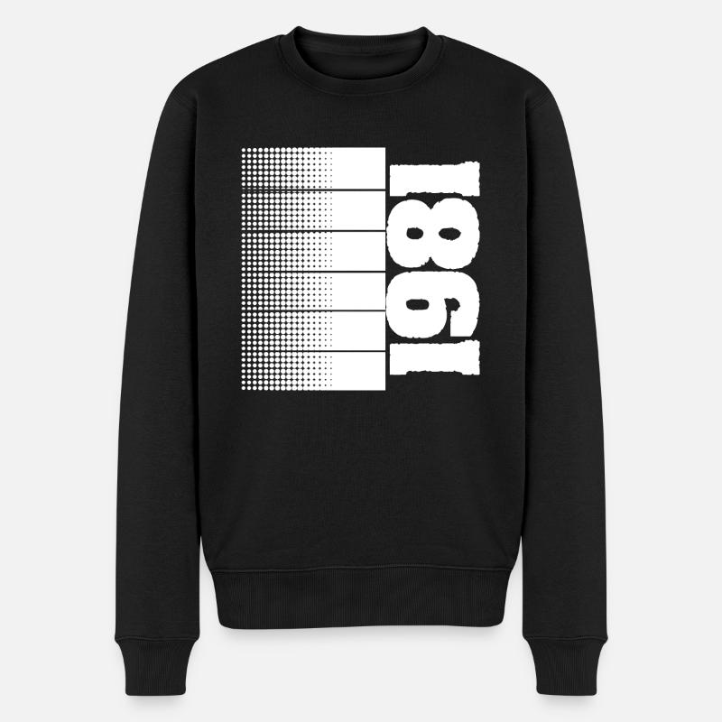 Loisirs 1981 - Pull Premium bio Homme - noir