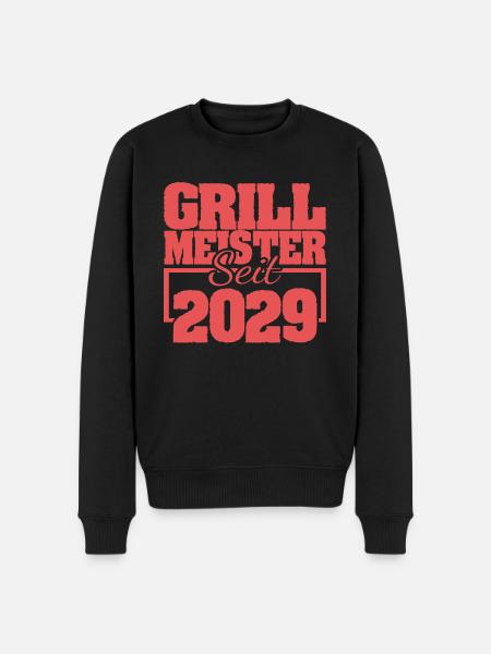 Charcoal grill 2029 - Men's Premium Organic Jumper - black
