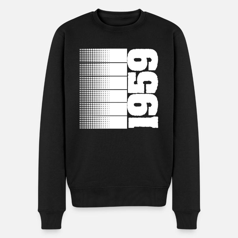 Temps libre 1959 - Pull Premium bio Homme - noir