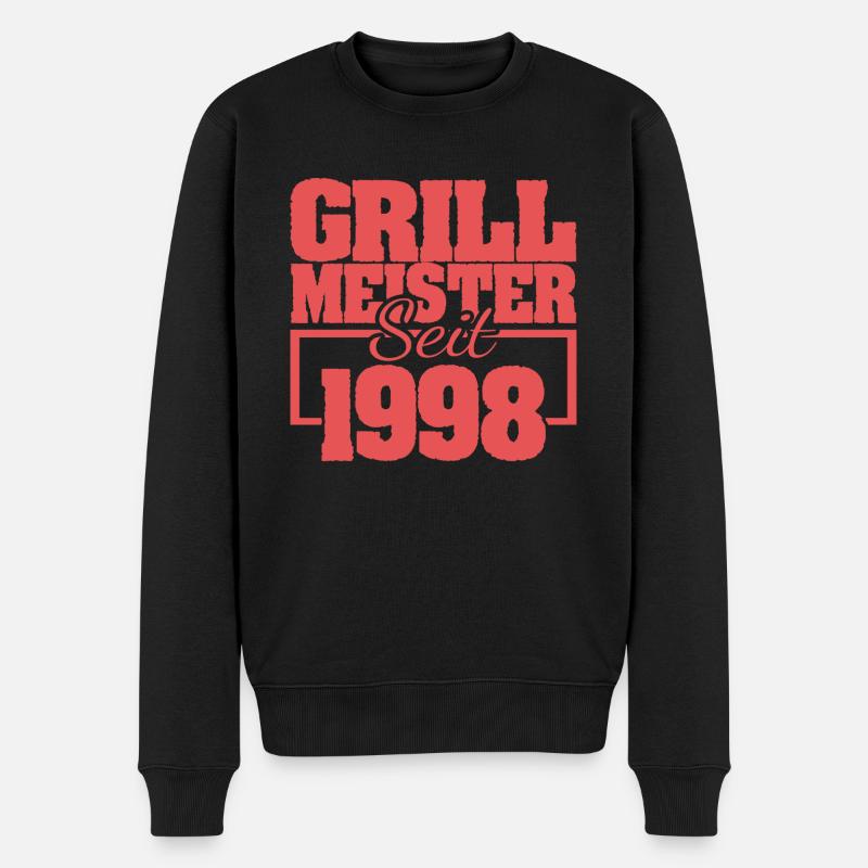 1998 - Männer Premium Bio Pullover - Schwarz