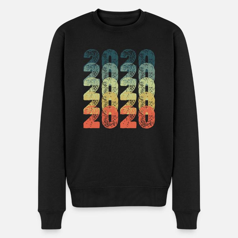 Année 2020 - Pull Premium bio Homme - noir