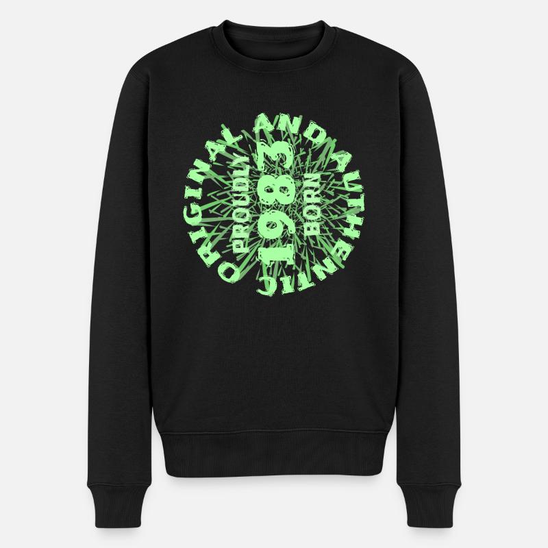 1983 - Männer Premium Bio Pullover - Schwarz