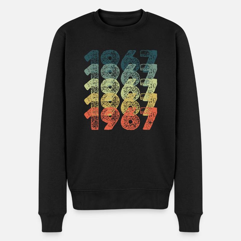 Année 1967 - Pull Premium bio Homme - noir