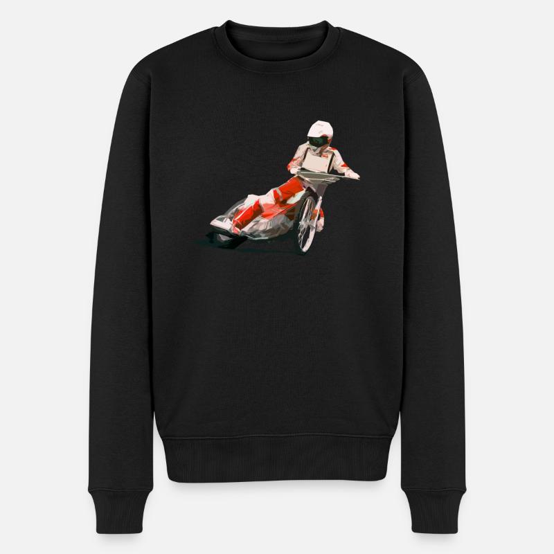 Speedway Racer - Pull Premium bio Homme - noir