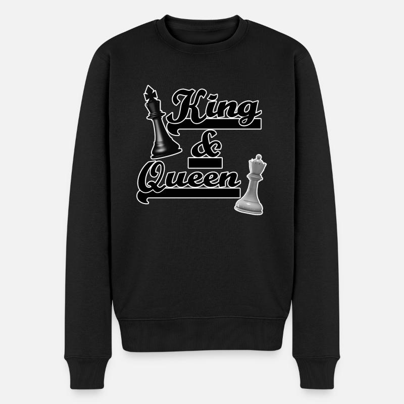 King Queen Partnerlook - Pull Premium bio Homme - noir