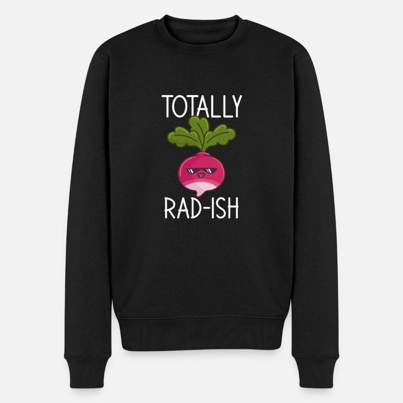 Radis totalement, radis - Pull Premium bio Homme - noir