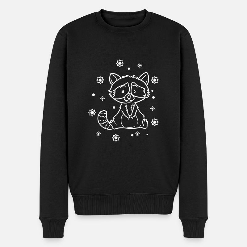 Bébé Renard - Pull Premium bio Homme - noir