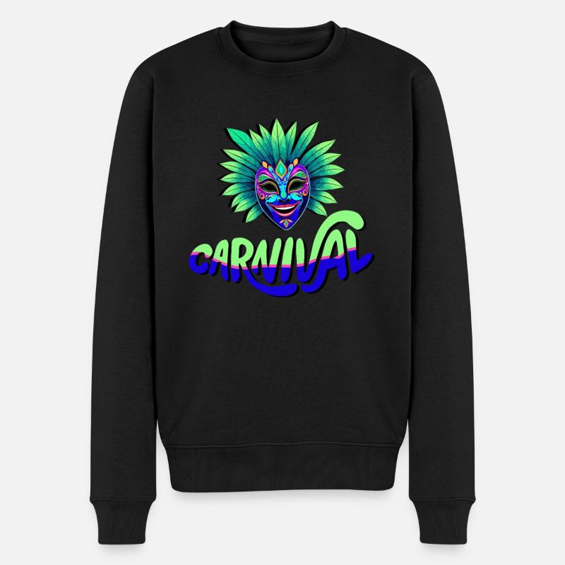 Masque de carnaval - Pull Premium bio Homme - noir