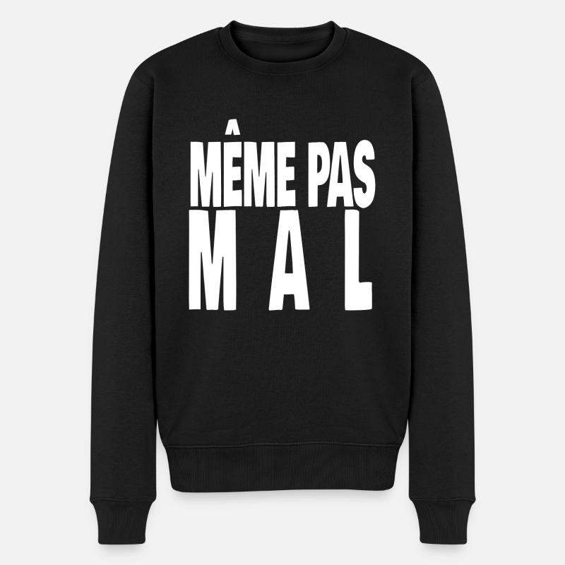 même pas mal - Pull Premium bio Homme - noir