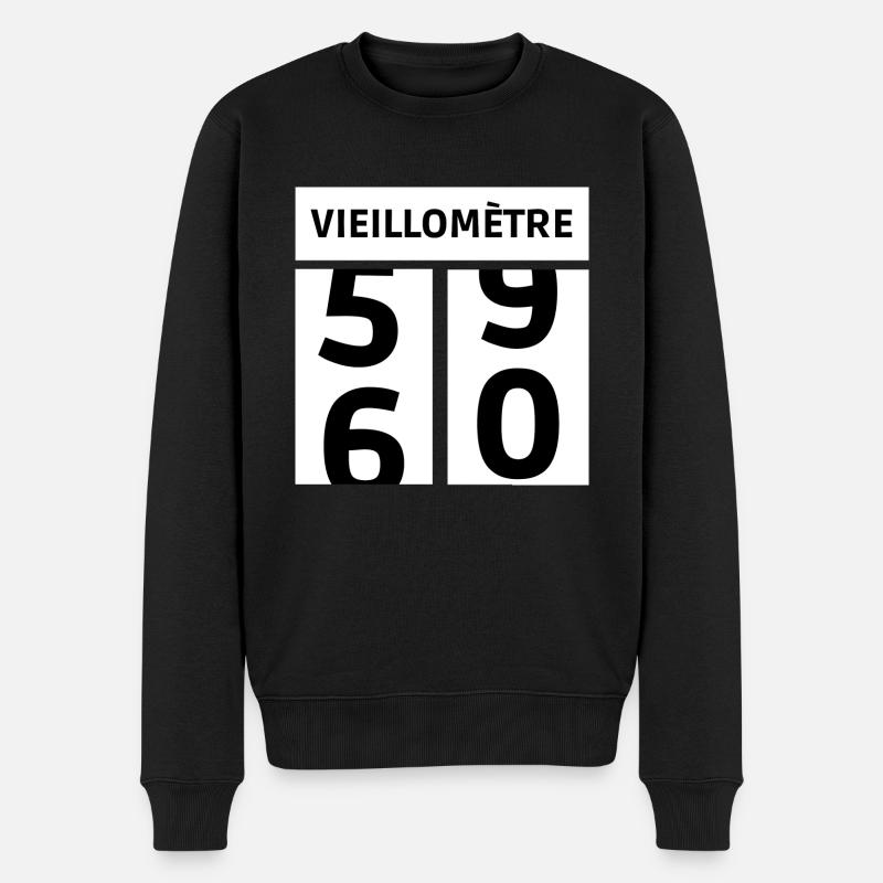 anniversaire 60 ans - Pull Premium bio Homme - noir