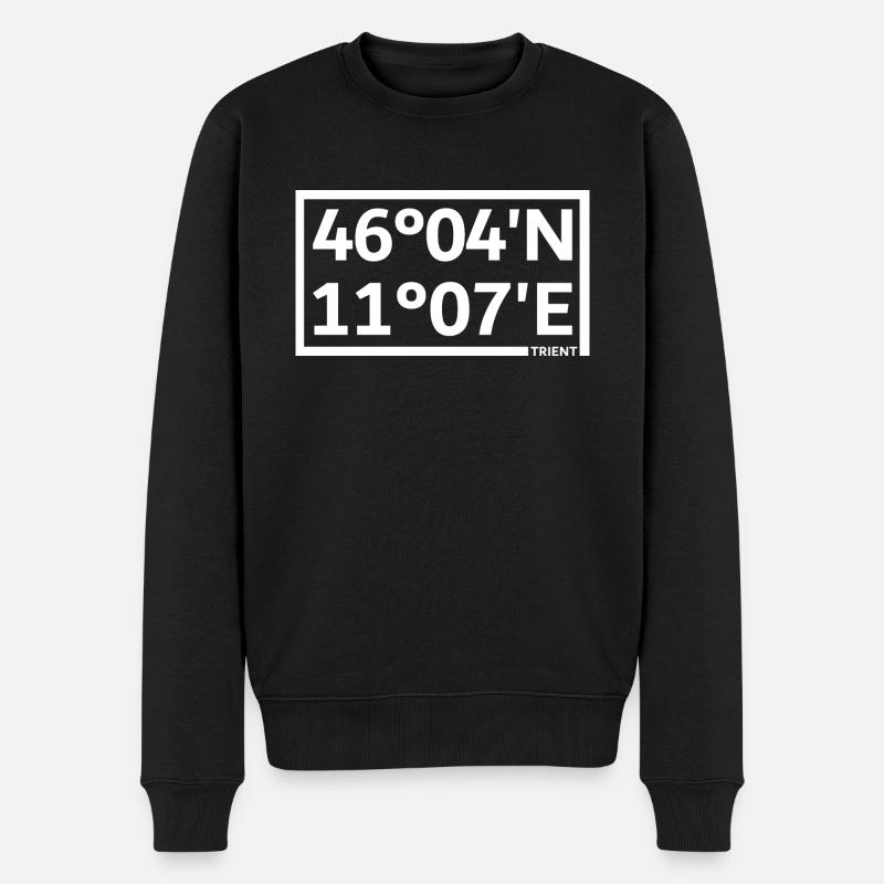 Coordonnées de Trente - Pull Premium bio Homme - noir