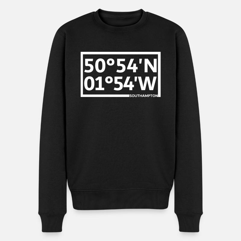 Coordonnées de Southampton - Pull Premium bio Homme - noir