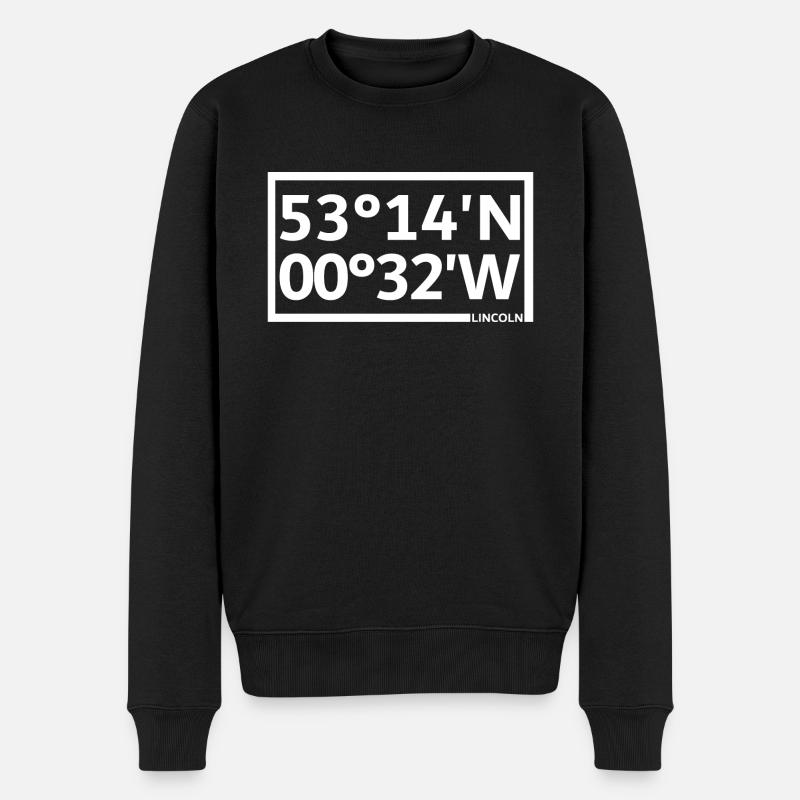 Coordonnées Lincoln - Pull Premium bio Homme - noir