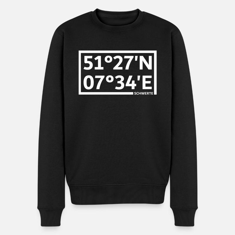 Coordonnées de Schwerte - Pull Premium bio Homme - noir
