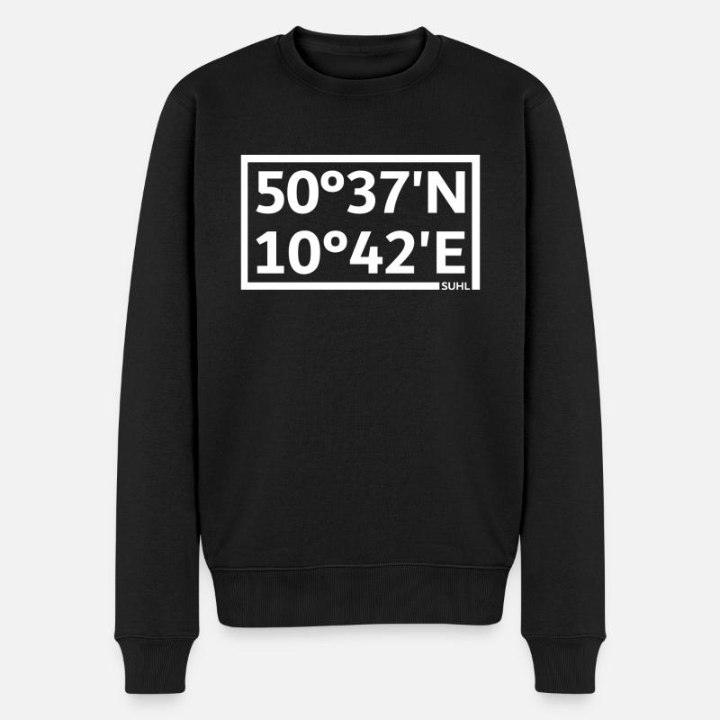 Coordonnées Suhl - Pull Premium bio Homme - noir