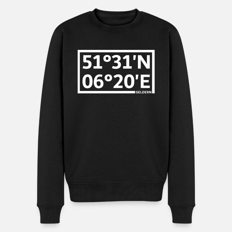 Coordonnées de Geldern - Pull Premium bio Homme - noir