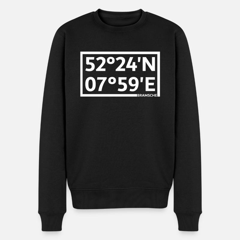 Coordonnées de Bram - Pull Premium bio Homme - noir