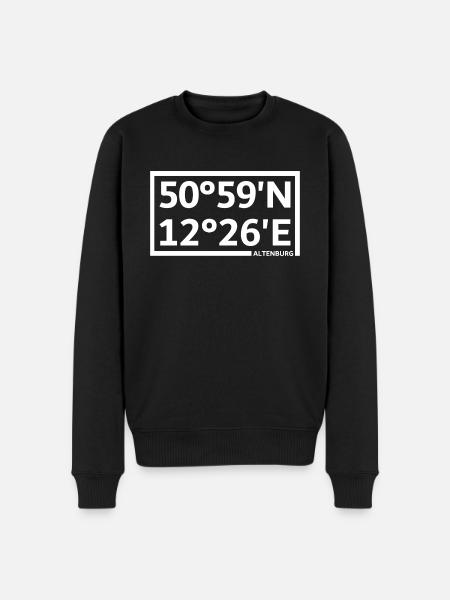 Altenburg coordinates - Men's Premium Organic Jumper - black