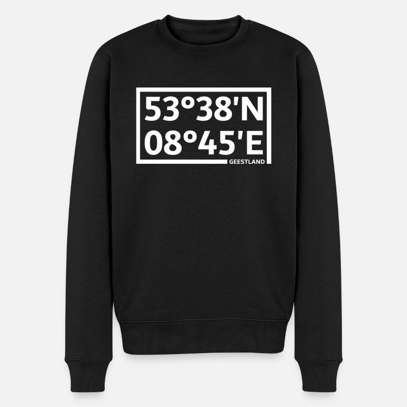 Coordonnées de Geestland - Pull Premium bio Homme - noir