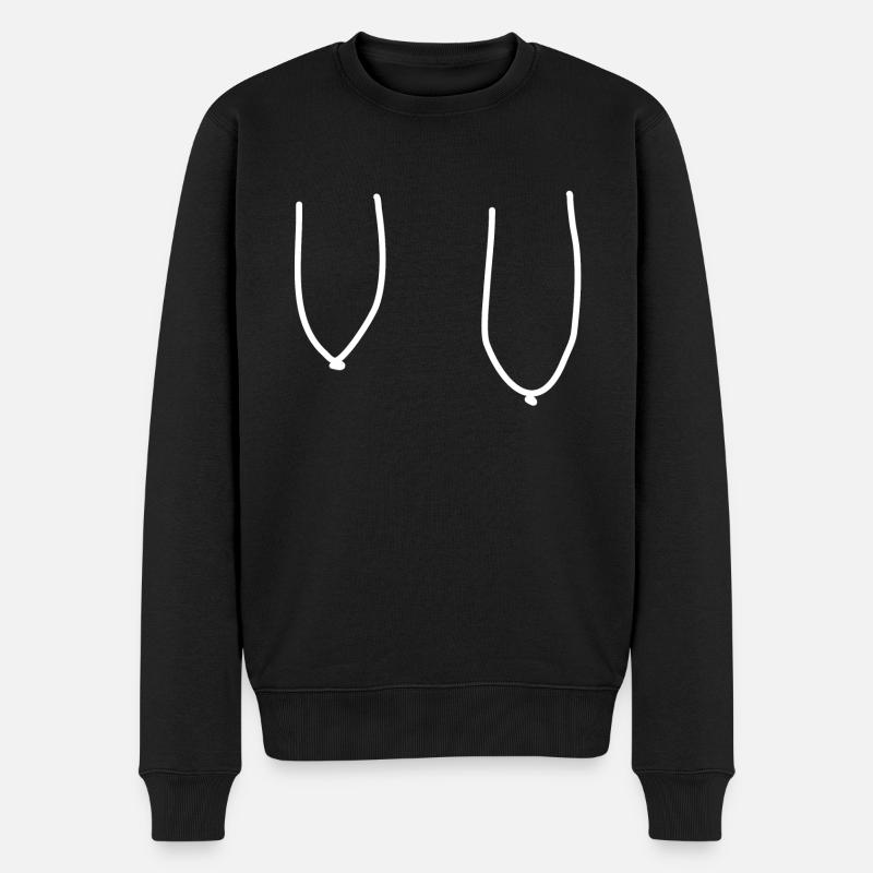 Seins 2 - Pull Premium bio Homme - noir