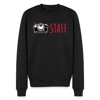 Design cool pour l'équipe de séance photo - Pull Premium bio Homme - noir - Devant - Nico (187cm)