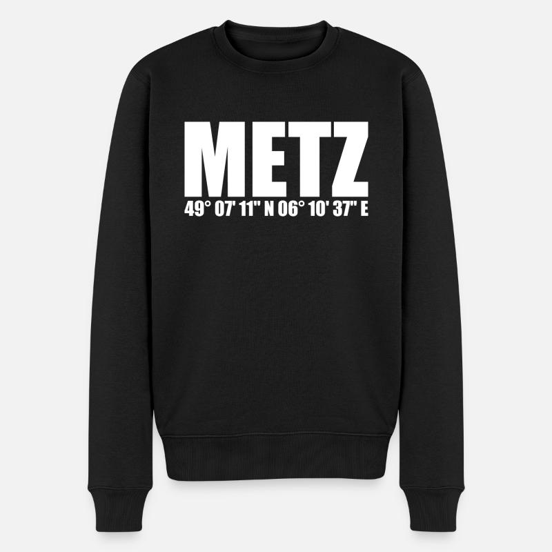 Coordonnées Metz - Pull Premium bio Homme - noir