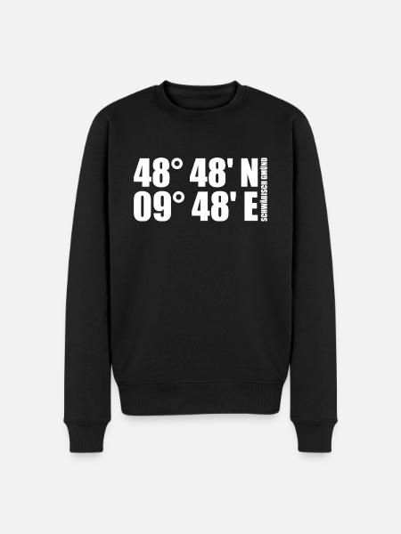 Schwäbisch Gmünd coordinates - Men's Premium Organic Jumper - black