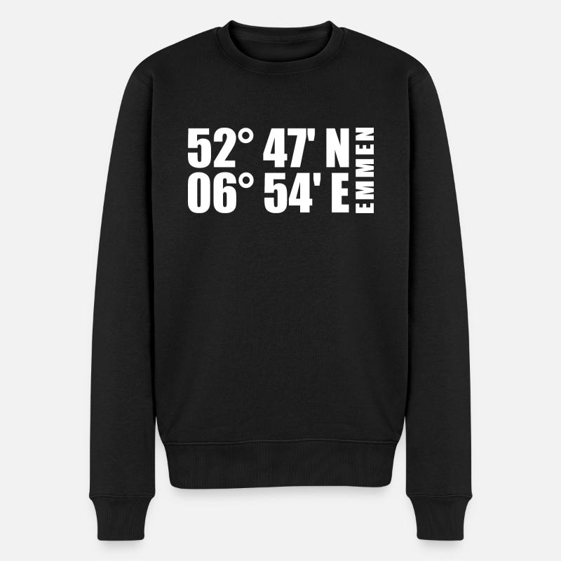 Coordonnées Emmen - Pull Premium bio Homme - noir