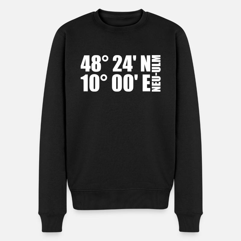 Coordonnées Neu-Ulm - Pull Premium bio Homme - noir