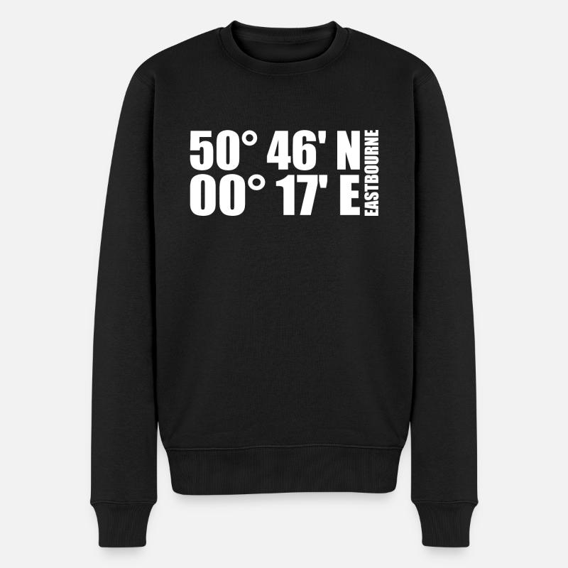 Coordonnées d’Eastbourne - Pull Premium bio Homme - noir