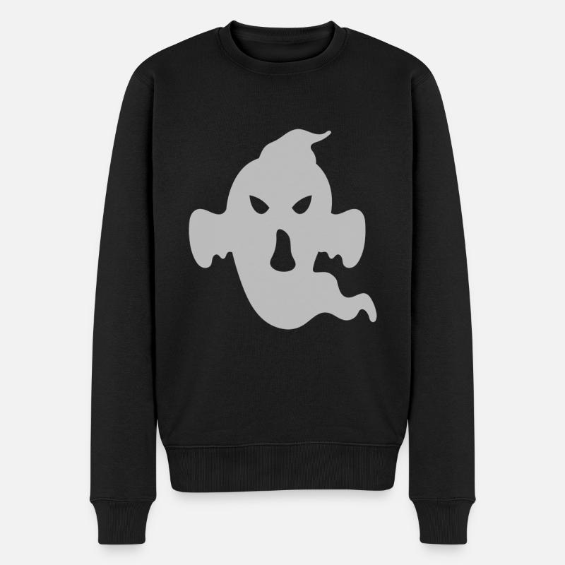 Nervenkitzel für Geister - Männer Premium Bio Pullover - Schwarz