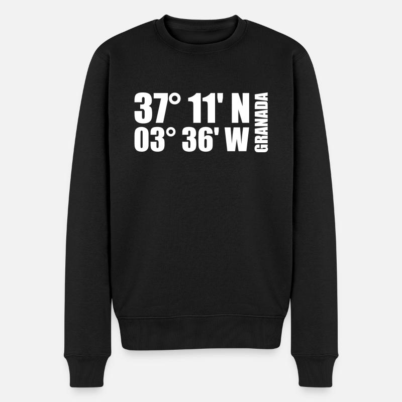 Coordonnées de Grenade - Pull Premium bio Homme - noir