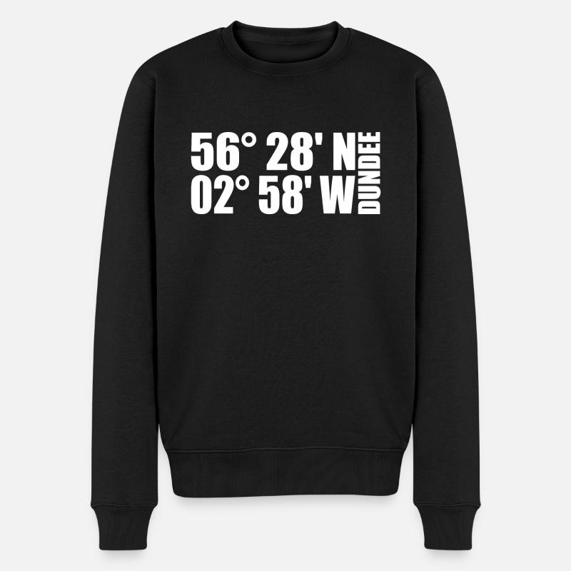 Coordonnées dundee - Pull Premium bio Homme - noir